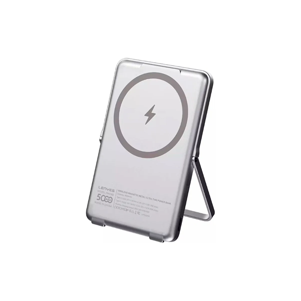 Power Bank Magsafe 5.000mah Lenyes Pw038d Gris