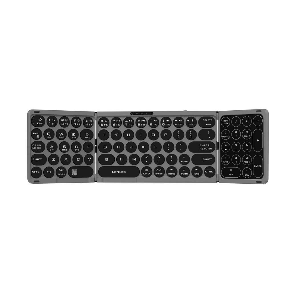 Teclado Plegable Lenyes Wk110 Inalámbrico con panel táctil