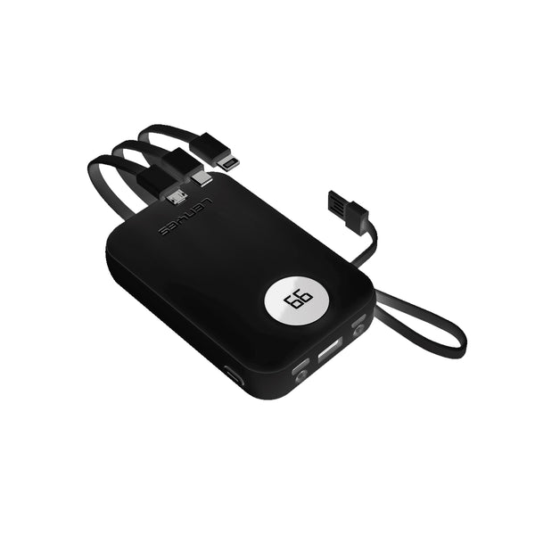 Powerbank ⚡10.000mAh Multidispositivo - Negro -  Lenyes PX140B