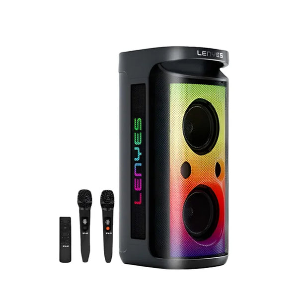 Parlante Karaoke con micrófonos Lenyes S883